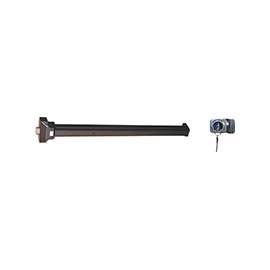 ProSource 8000-80NLS-BR Panic Bar, 32-1/2 in W, Stainless Steel/Steel/Zinc Alloy, Powder Coated, 1-3/4 in Thick Door