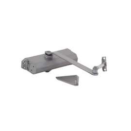 ProSource C501-AB-SA-AS Door Closer, Non-Handed Hand, Automatic, Aluminum, Silver, 240 lb