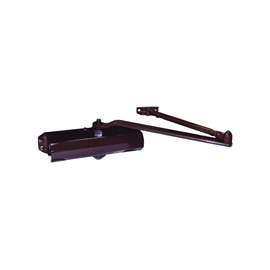 ProSource C501-AB-SA-BR Door Closer, Non-Handed Hand, Automatic, Aluminum, Brown, 240 lb
