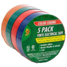 5PK Elec Tape ASSTD