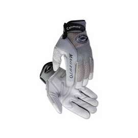 2970 Deerskin Padded Palm Knuckle Protection Mechanics Gloves, Large, Gray