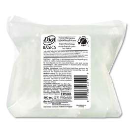 Basics Liquid Soap, Fresh Floral, 800 ml Flex Pack, 12/Carton