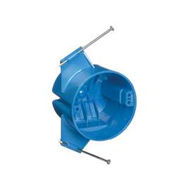 Carlon B518A-UPC Ceiling Box, 2-3/4 in D, Polycarbonate, Blue