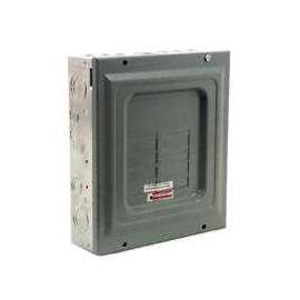 Cutler-Hammer BR BR612L125SP Load Center, 125 A, 6 -Space, 12 -Circuit, Main Lug, NEMA 1 Enclosure, Light Gray