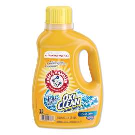 OxiClean Concentrated Liquid Laundry Detergent, Fresh, 61.25oz Bottle, 6/Carton