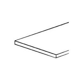 Stanley Hardware 4215BC Series 346809 Plain Metal Sheet, Aluminum, Mill