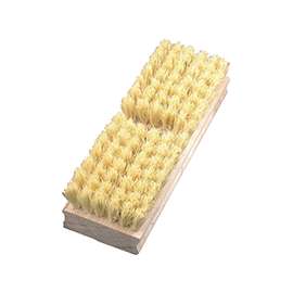 BIRDWELL 2012-12 Acid Brush, 7/8 in Brush, 1 in L Trim, Natural Tampico Trim, Hardwood Handle, 8 in OAL