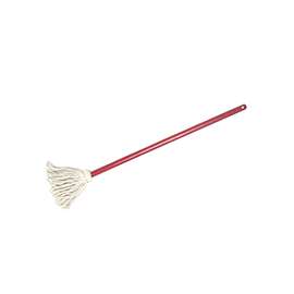 BIRDWELL 9302-12 Toy Mop, Cotton Mop Head, Wood Handle