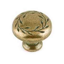 Amerock BP1581R2 Cabinet Knob, 1-1/16 in Projection, Zinc, Weathered Brass