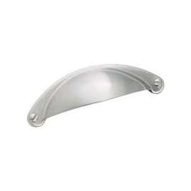 Amerock BP9365G10 Cabinet Pull, 4-1/16 in L Handle, 1 in H Handle, 1 in Projection, Zinc, Satin Nickel