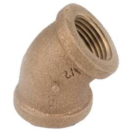1" BRS 45DEG Cast Elbow