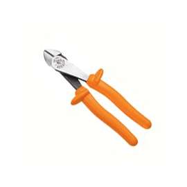 KLEIN TOOLS D228-8 Diagonal Cutting Plier, 8-1/16 in OAL, 1-3/16 in Cutting Capacity, Red Handle, Pistol-Grip Handle