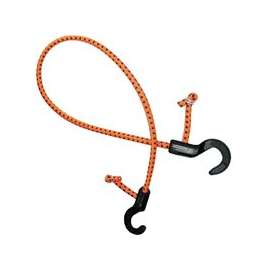 KEEPER ZipCord 06378 Bungee Cord, 30 in L, Rubber, Hook End