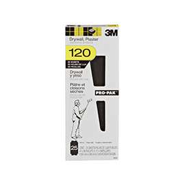 3M 99430 Sandpaper, 11-1/4 in L, 4-3/16 in W, 120 Grit, Fine, Aluminum Oxide Abrasive