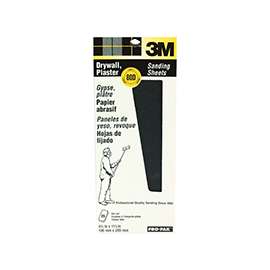 3M 99433 Sanding Sheet, 11-1/4 in L, 4-3/16 in W, 80 Grit, Medium, Aluminum Oxide Abrasive