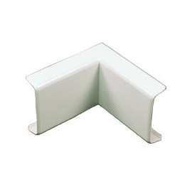 Wiremold NMW7 Wireway Inside Elbow, Non-Metallic, Plastic, White