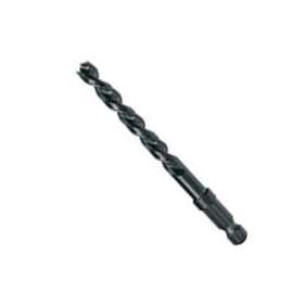 DeWALT DW2552 Drill Bit, 1/16 in Dia, 2-5/8 in OAL, Spiral Flute, 1/4 in Dia Shank, Hex Shank