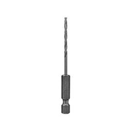 DeWALT DW2553 Drill Bit, 3/32 in Dia, 3 in OAL, Spiral Flute, 1/4 in Dia Shank, Hex Shank