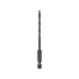 DeWALT DW2555 Spiral Drill Bit, 1-1/2 in L Flute, Hex Shank, 1/4 in Dia Shank