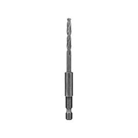 DeWALT DW2556 Spiral Drill Bit, 2-1/2 in L Flute, Hex Shank, 1/4 in Dia Shank