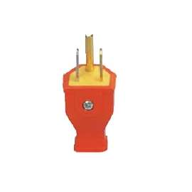 Eaton Wiring Devices SA3990 Electrical Plug, 2 -Pole, 15 A, 125 V, NEMA: NEMA 5-15, Orange