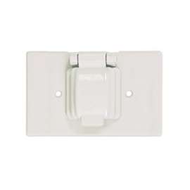 Eaton Wiring Devices S1961W-SP Cover, 4-9/16 in L, 2-7/8 in W, Thermoplastic, White