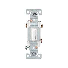 SWITCH TOGGLE 3-WAY WHT