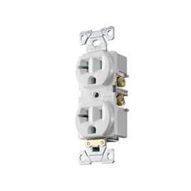 RECPT DUPLEX COMM 3WRE 20A WHT