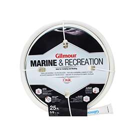 Gilmour 894251-1001 Safe Hose, 5/8 in ID, 25 ft L, White