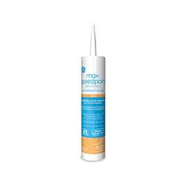 GE Max Speedpaint GE55749 Siliconized Acrylic Caulk, White, 10.1 oz Cartridge