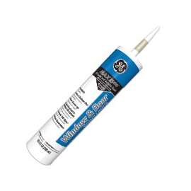 GE Max Extra 3500 GE22681 Siliconized Acrylic Caulk, Almond, 10.1 oz Cartridge
