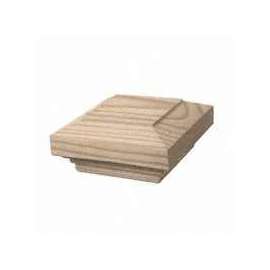 UFP 105701 Post Cap, 6 in L, 6 in W, Wood