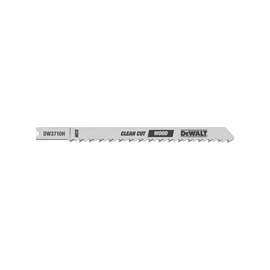 DeWALT DW3710H Jig Saw Blade, 1/4 in W, 4 in L, 10 TPI