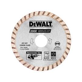 DeWALT DW4724B Circular Turbo Blade, 7/8 in Arbor, Diamond Cutting Edge