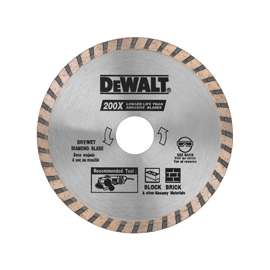 DeWALT DW4725B Turbo Blade, 4-1/2 in Dia, 7/8 in Arbor