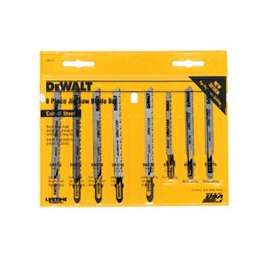 DeWALT DW3791 Jig Saw Blade Kit, Cobalt Steel, 8-Piece, For Bosch, DeWALT Jig Saws