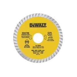 DeWALT DW4703 Circular Turbo Blade, 7/8 in Arbor, Diamond Cutting Edge