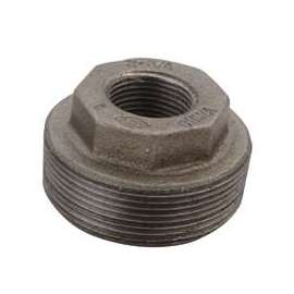 Prosource B241 10X6 Pipe Bushing, 3/8 x 1/8 in, MIP x FIP, Malleable Iron, SCH 40 Schedule, 300 psi Pressure