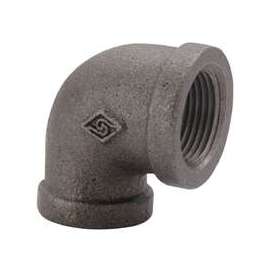 Prosource 2A-3/8B Pipe Elbow, 3/8 in, FIP, 90 deg Angle, Malleable Iron, SCH 40 Schedule, 300 psi Pressure