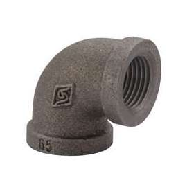 Prosource B90R 15X10 Reducing Pipe Elbow, 1/2 x 3/8 in, FIP, 90 deg Angle, Malleable Iron, SCH 40 Schedule
