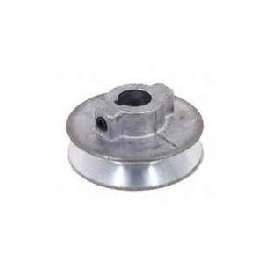 CDCO 250A-3/8 V-Groove Pulley, 3/8 in Bore, 2-1/2 in OD, 2-1/4 in Dia Pitch, 1/2 in W x 11/32 in Thick Belt, Zinc