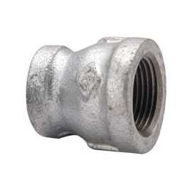 ProSource 24-1X1/2G Reducing Pipe Coupling, 1 x 1/2 in, Threaded, Malleable Steel, SCH 40 Schedule