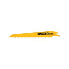 DeWALT DW4802B Reciprocating Saw Blade, 6 in L, 6 TPI