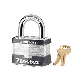 PADLOCK LAMI STL KA VRTCLR 1IN