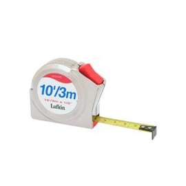 Cresent Lufkin P2223CMEN Tape Measure, 10 ft L x 1/2 in W Blade, Steel Blade, Chrome