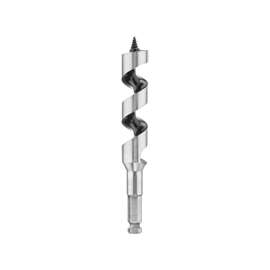 DeWALT DW1665 Auger Drill Bit, 5/8 in Dia, 6 in OAL, Hollow Center Flute, 7/16 in Dia Shank, Ball Groove Shank
