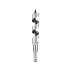 DeWALT DW1671 Auger Drill Bit, 1 in Dia, 6 in OAL, Hollow Center Flute, 7/16 in Dia Shank, Ball Groove Shank