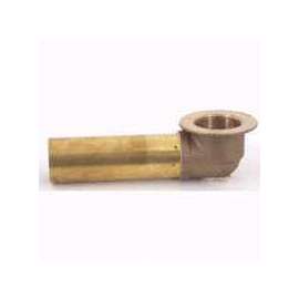 Plumb Pak PP7088RB Waste Shoe, Brass, For: Bath Drains