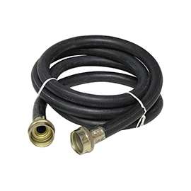 Plumb Pak PP850-2 Washing Machine Discharge Hose, 3/4 in ID, 6 ft L, Female, Rubber