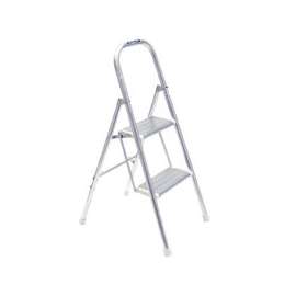 WERNER 244 Step Ladder, 200 lb Weight Capacity, 2-Step, Aluminum
